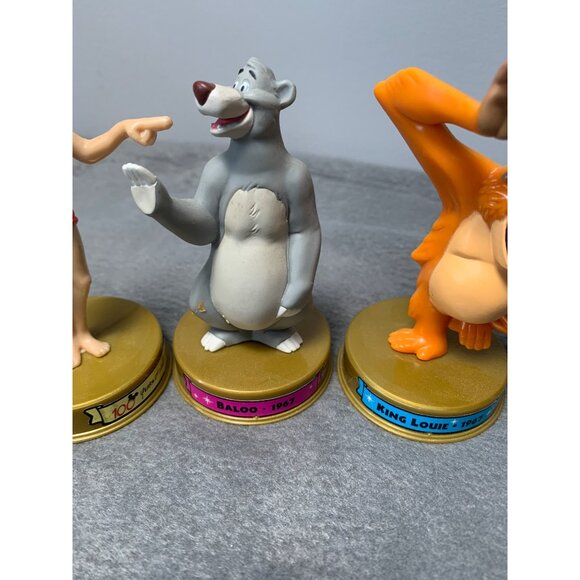 Disney 100 Years Mowgli Baloo King Louie 1967 Figurines Collectible McDonalds 20 - Picture 3 of 9